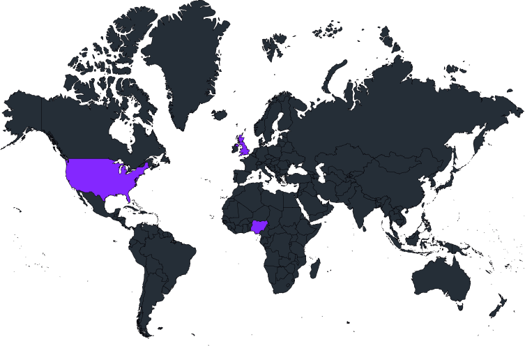 World map showing supported withdrawal corridors